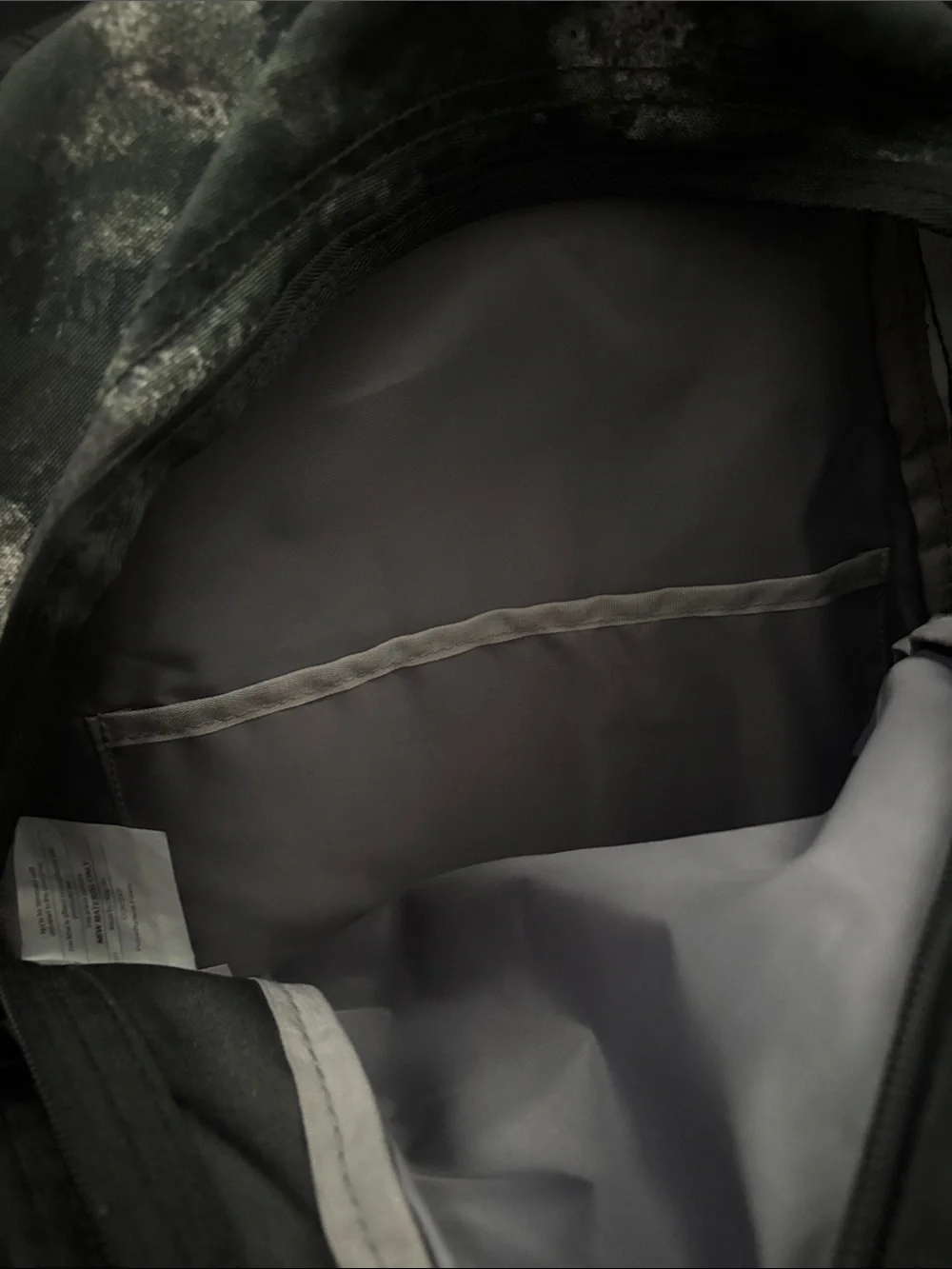 High Sierra Black and Gray Camo Backpack